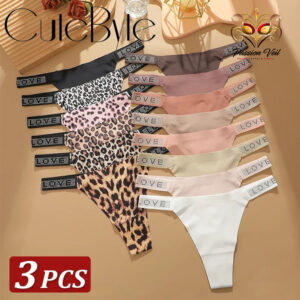 3Pcs/Set Low Waist Sexy Panties Women Thongs Rhinestones Letter Diamonds G-string Sports Thong Shorts Briefs T-back Size XSXL
