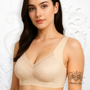 L-6L Women Large Bra Push Up Ice Silk Seamless upper Bralette Lace Wireless Summer Bras Plus Size Top Lingerie Underwear 15019