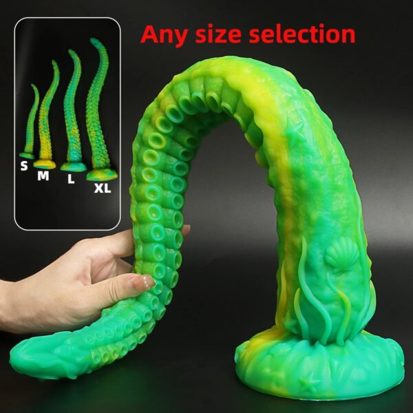 Long Butt Plug Tentacle Dildo Penis Progressive Vagina Octopus Anal Plug - Image 2
