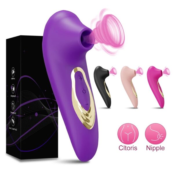 Silicone Clitoral Sucking Stimulator Clitoral Vibrator Female Vibrating Nipple Suckers , Female Adult Sexy Toys, Sex Toys - Image 9
