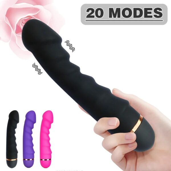 20 Modes Vibrator Soft Silicone Dildo Realistic Penis Strong Motor G-spot Clitoral Stimulator Female Masturbator Adult Sex Toy - Image 11