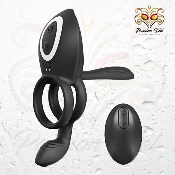 Cock Ring Vibrating for Men Ejaculation Delay Male Erectile Penis Ring G-Spot Clitoris
