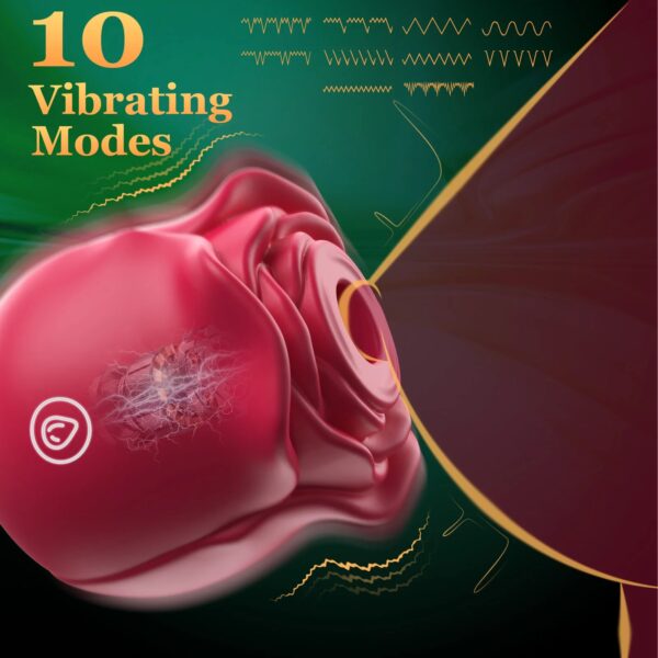 Rose Shape Vagina Sucking Vibrator Intimate Good - Image 6