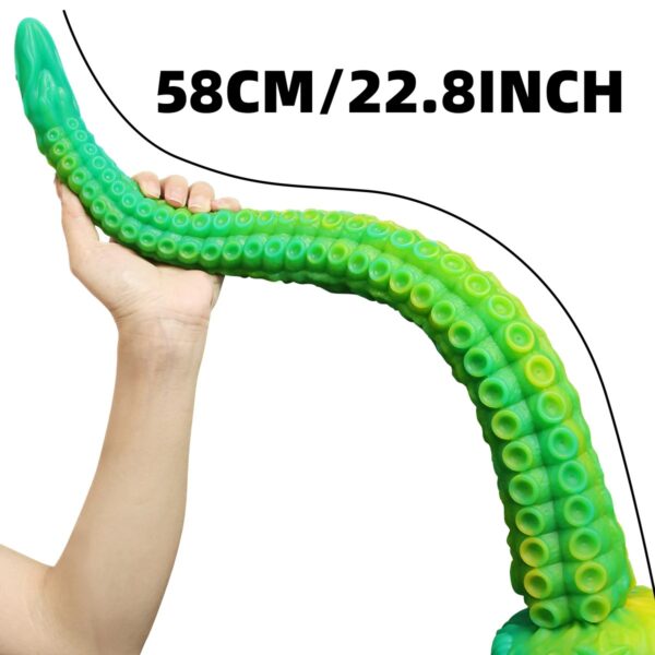 Long Butt Plug Tentacle Dildo Penis Progressive Vagina Octopus Anal Plug - Image 3