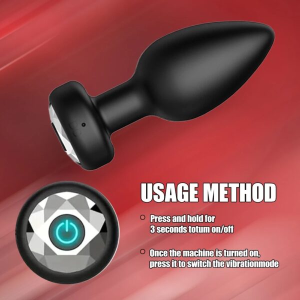 Wireless Remote Prostate Massager Vibrator Anal Plug Silicone - Image 4