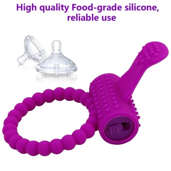 Penis Ring Vibrator Sex Toys For Men - Image 6