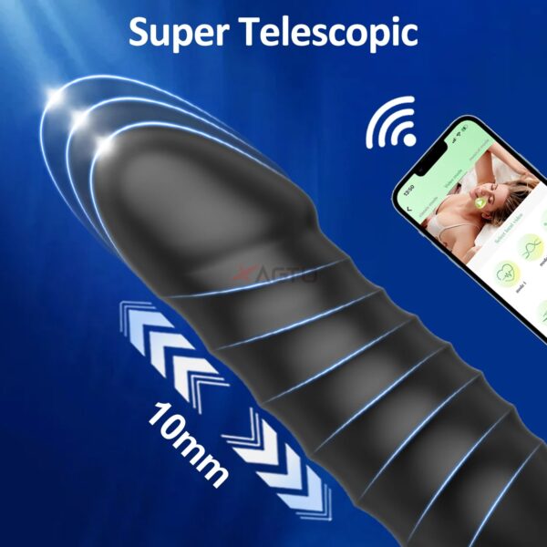 APP Control Male Thrusting Prostate Massager Vibrator for Men Gay - Image 4