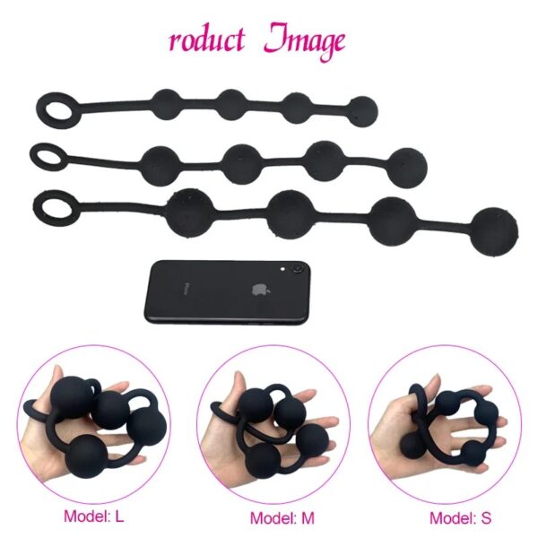 New anal plug buttplug silicone anal balls sex toys for adults erotic toy big butt plug anal beads plugs dilator but plug sextoy - Image 3