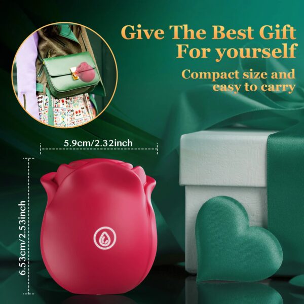 Rose Shape Vagina Sucking Vibrator Intimate Good - Image 3