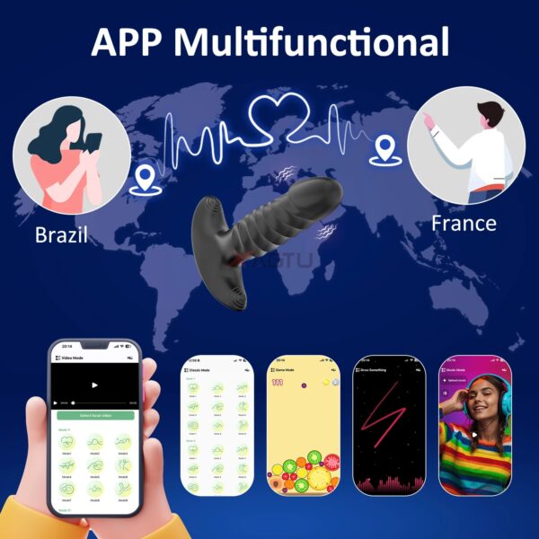 APP Control Male Thrusting Prostate Massager Vibrator for Men Gay - Image 3