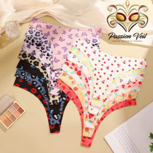 3pcs/set sexy g string for women bikini female colorful underwear t back intimates lingerie seamless low waist underpants lady
